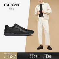 GEOX 杰欧适 男鞋2023秋季潮流舒适时尚休闲鞋SPHERICA U26BXA 黑色C9999 39