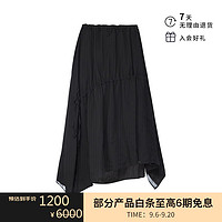 Yohji Yamamoto 山本耀司 女士半身裙 抽绳百褶裙YQ-S04-829 3 S