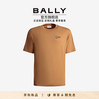 BALLY 巴利 2023早秋新品男女同款棕色圆领T恤6305783 棕色 L