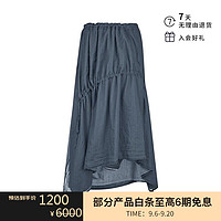 Yohji Yamamoto 山本耀司 女士半身裙 抽绳百褶裙 YQ-S04-829 2 XS