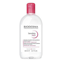 黑卡会员：BIODERMA 贝德玛 舒妍温和保湿卸妆水 粉水 500ml*2 温和清洁