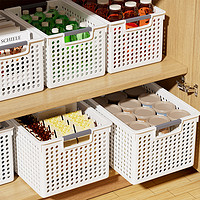 MUのHUI 木の晖 零食杂物收纳箱玩具整理筐家用橱柜置物篮子储物塑料箱厨房桌面盒