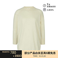 Yohji Yamamoto 山本耀司 女士纯色休闲针织衫YQ-K66-047 米色 S