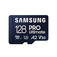 SAMSUNG 三星 PRO Ultimate MicroSD存儲卡 128GB（UHS-I、U3，A2，V30）