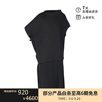 Yohji Yamamoto 山本耀司 女士纯色棉质休闲连衣裙YQ-D03-500 S