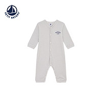 PETIT BATEAU 小帆船 法国小帆船Petitbateau2023秋冬新品婴幼儿针织条纹连体衣A085G