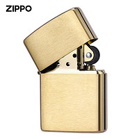 ZIPPO 之宝 204B 经典铜沙子 拉丝黄铜 煤油防风火机