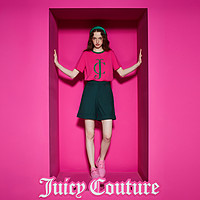 Juicy Couture 橘滋 醒目撞色印花logo短袖女式T恤