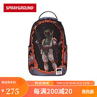 SPRAYGROUND 2022新款包包男双肩包女背包学生星球大战系列SG潮牌 灰褐色