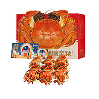 蟹状元 大闸蟹礼券388型 公3两/只 母2两/只 3对6只装生鲜螃蟹礼盒 中秋礼品卡