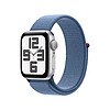 Apple 蘋果 Watch SE 2023款 智能手表 GPS版 40mm 風暴藍色 回環式運動型表帶