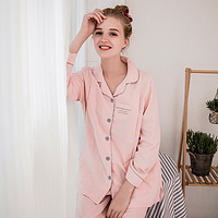 诺宜（NuoYI）月子装月子服哺乳衣纱布孕产妇家居服睡衣J38618粉色XL