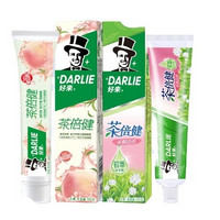 抖音超值購：DARLIE 好來 含氧牙膏茶倍健白桃 160g+茶倍健茉莉白茶 140g