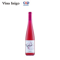 Vina Inigo 宜兰树 冰后甜桃红葡萄酒750ml*1 单支装西班牙