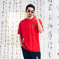 限尺碼：PEAK 匹克 圓領T恤男夏季國潮寬松舒適透氣短袖T恤
