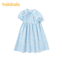 88VIP：巴拉巴拉 童装女童连衣裙夏季装中大童儿童甜美复古茶歇裙纯棉裙子