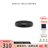 丹尼尔惠灵顿（DanielWellington） dw戒指 曜目黑经典戒指 简约时尚素圈戒指对戒  58码 DW00400363