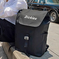 Dickies 帝客 印花帶蓋雙肩包男女情侶背包大容量書包 DK009703