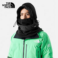北面（The North Face）帽子外抓绒帽运动防寒防风保暖登山骑行滑雪跑步护耳帽面罩7RIG JK3/黑色 L/XL