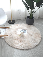 Jerry Carpet 佳瑞地毯 圆形地毯卧室免洗客厅毛毯电脑椅摇椅地垫简约拍照地毯圆型床边毯