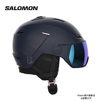 萨洛蒙（Salomon）滑雪头盔镜盔一体ICON LT VISOR WHISTERIA NAVY 紫蓝色 S