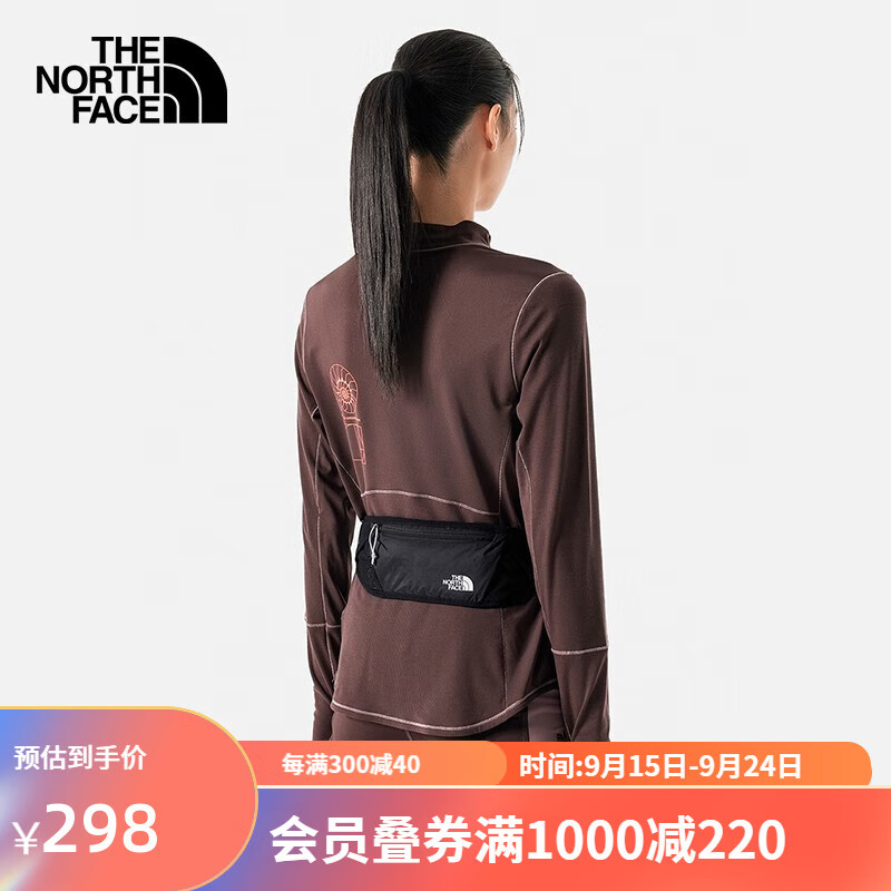 北面腰包通用款户外轻巧便携秋季|81E2 KY4/黑色 0.5升/OS/110*350mm