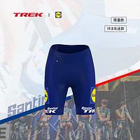 崔克（TREK）Santini Lidl-Trek 女式环法车迷版气动竞赛短裤骑行裤 深蓝色/黄色 XS