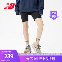 NEW BALANCE NB23女款透气舒适运动跑步紧身裤短裤 BK 5SD37712 S