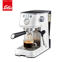 索利斯1170半自动意式咖啡机家用小型奶泡蒸汽一体机可视压力表