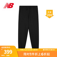 new balance NB 23男款百搭休闲运动针织长裤 BK AMP33381 XL