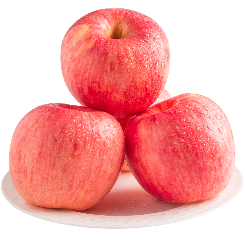 美得乐烟台苹果栖霞红富士新鲜水果生鲜山东特产脆甜整箱 精选大果五斤（净重4斤）