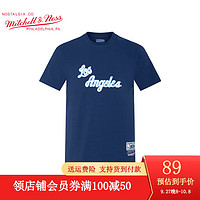 mitchell & ness Mitchell&Ness 湖人篮球队 男女款运动T恤 MN23SSSXT001