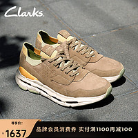 Clarks 其乐 自然系列男鞋复古百搭防滑透气舒适时尚休闲鞋 土黄色 261735397 40