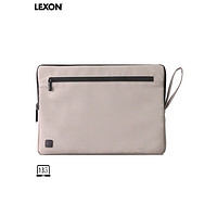 LEXON 乐上 电脑内胆包13.3英寸笔记本苹果保护套男女简约商务轻便小巧灰棕色
