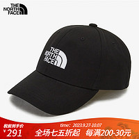 北面（The North Face）鸭舌帽经典款男女户外棒球帽可调节遮阳帽NE3CP53 NE3CP53A 黑色 ONE