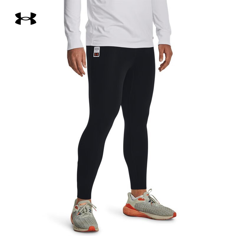 安德玛 UNDERARMOUR）RUN LAA男子跑步运动紧身裤1379297 黑色001 3XL