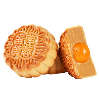 88VIP：金尊 传统广式糕点蛋黄白莲蓉月饼100克多口味送礼包装散饼中秋节