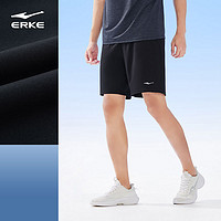 ERKE 鴻星爾克 2023年夏季新款男運動五分褲透氣速干運動短褲彈力男褲