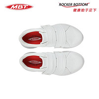 MBT 弧形底女厚底休闲健康鞋促进恢复缓震轻量透气双向魔术贴 ISA 16L白色 5（35.5）
