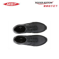 MBT 弧形底男厚底休闲运动鞋 增加肌肉运动 缓震增高 牛皮PORTO II 1505N碳灰色 40