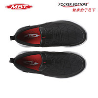 MBT 弧形底女厚底休闲健康鞋 加强运动恢复缓震轻量透气 一脚蹬NJE 03Y黑色 5(35.5)