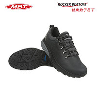 MBT 弧形底男厚底户外登山徒步鞋 Goretex防水 防滑耐磨MT APLINE 03F黑色/灰色 7.5(40.5)