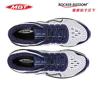 MBT 弧形底男厚底跑步鞋 健康跑鞋 减少足部不适 更强推动力 缓震2000 1016Y蓝白色 8.5(42)
