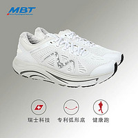 MBT 弧形底女厚底跑步鞋 健康跑鞋 减少足部不适 更强推动力 缓震2000 16Y-白色 5.5(36)
