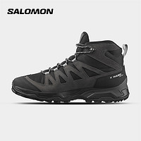 salomon 薩洛蒙 抓地防水徒步登山鞋男女中幫X WARD LEATHER MIDGTX