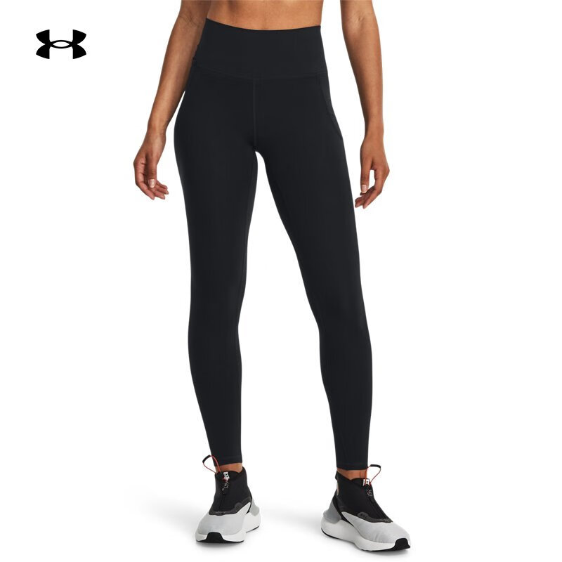 安德玛（UNDERARMOUR）秋冬Meridian女子训练运动柔软弹力柔感紧身裤1382522 黑色001 XXL