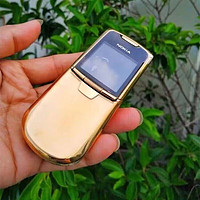 诺基亚（NOKIA) 8800 全刚金属经典滑盖商务手机收藏备用老人手机 金色 手机 1电1充
