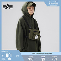 ALPHA INDUSTRIES 男装秋冬品牌logo刺绣潮流连帽卫衣3015LXH