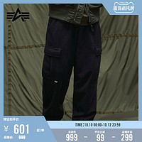 ALPHA INDUSTRIES 男装纯色直筒宽松收脚卫裤长裤6035LXJ