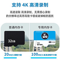 抖音超值購：HP 惠普 360行車記錄儀TF卡存儲卡高速內存卡專用SD卡兼容小米/70邁/日產